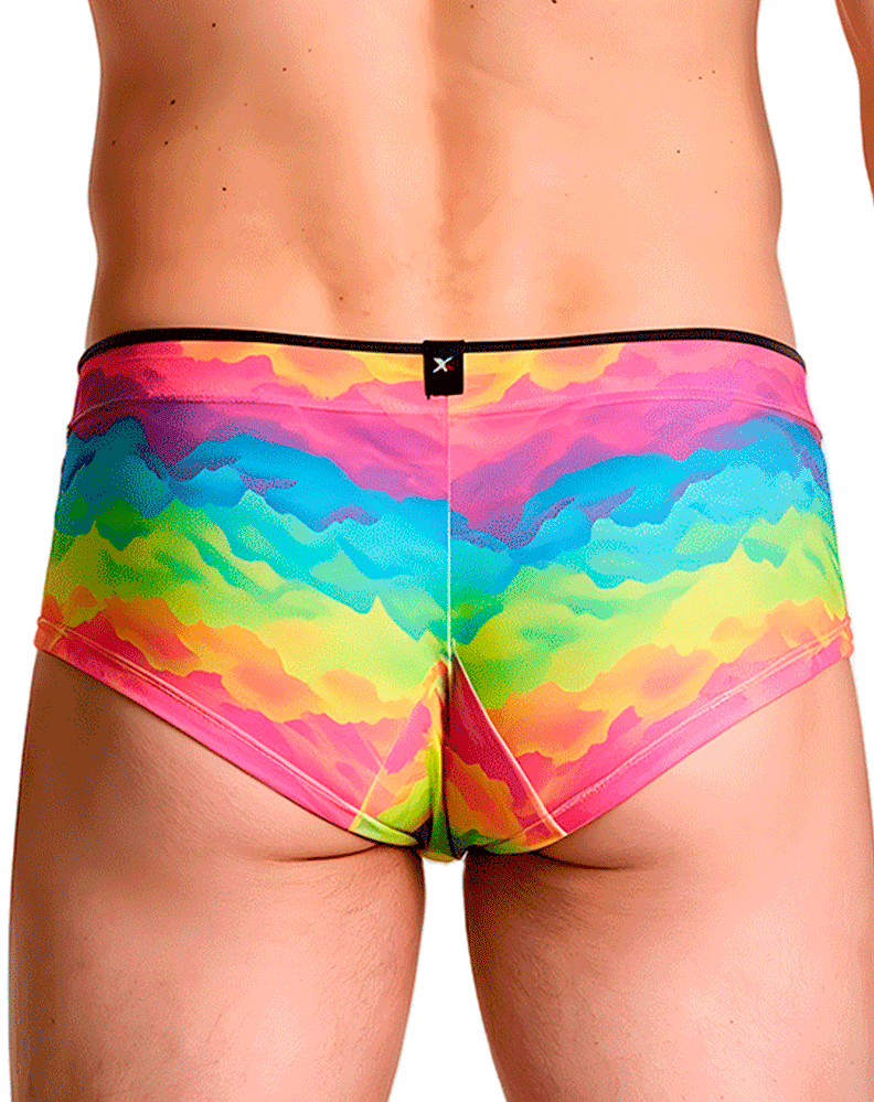 Xtremen 91283 Ultimate Low-rise Rainbow Printed Briefs Cloud