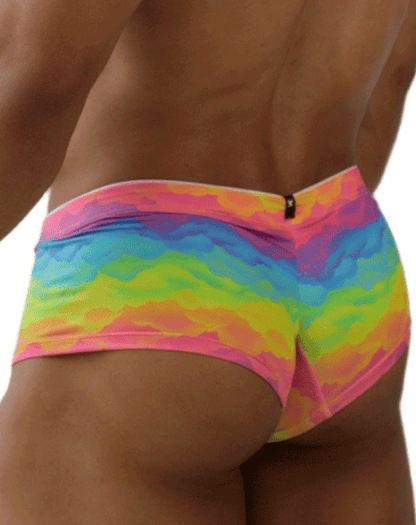 Xtremen 91283 Ultimate Low-rise Rainbow Printed Briefs Cloud