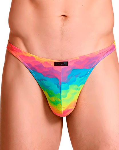 Xtremen 91284 Ultimate Rainbow Expression Men's Thong Cloud