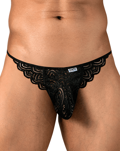 Candyman 95002 Lace Briefs Black
