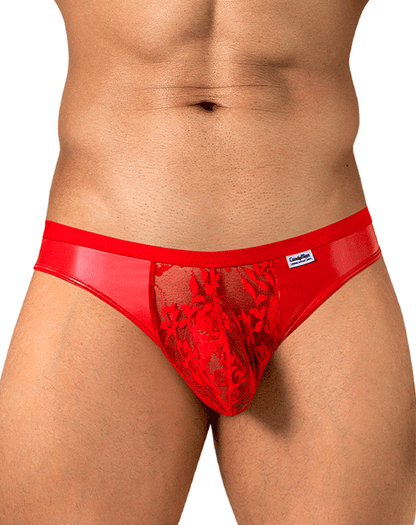 Candyman 95009 Lace Thongs Red