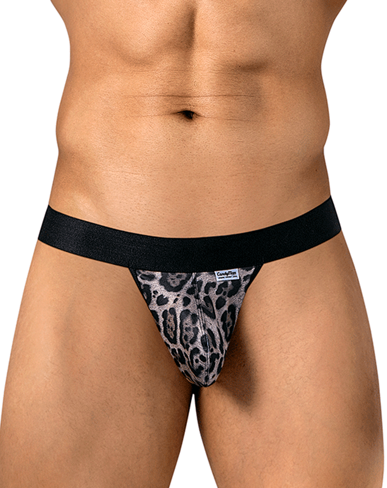 Candyman 95010 Microfiber Jockstrap Leopart Print