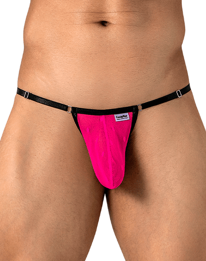 Candyman 95016 Mesh Thongs Hot Pink