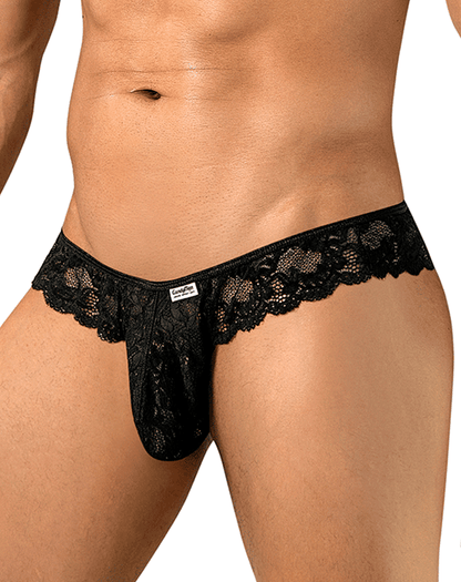 Candyman 95019 Lace Thongs Black