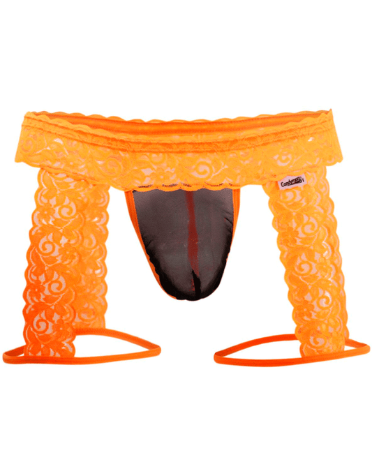 Candyman 99369x Lace Thongs Orange