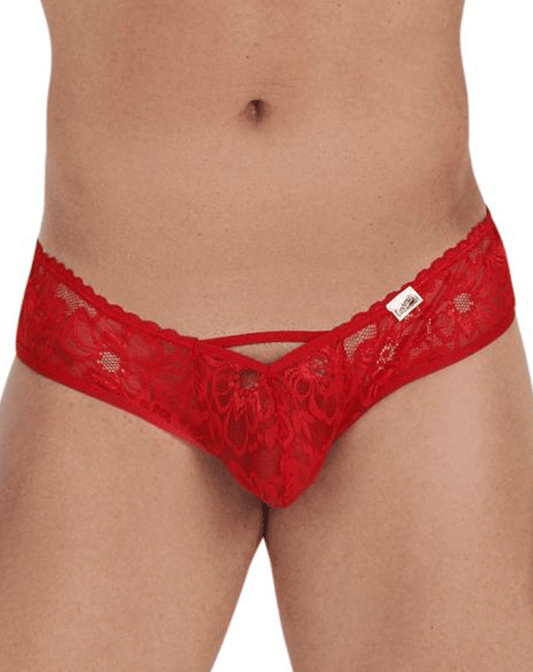 Candyman 99535 Bow Jockstrap Red