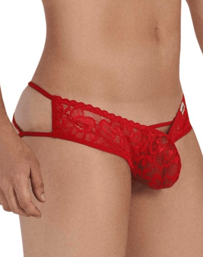 Candyman 99535 Bow Jockstrap Red