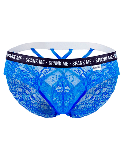 Candyman 99615x Spank Me Lace Briefs Dark blue
