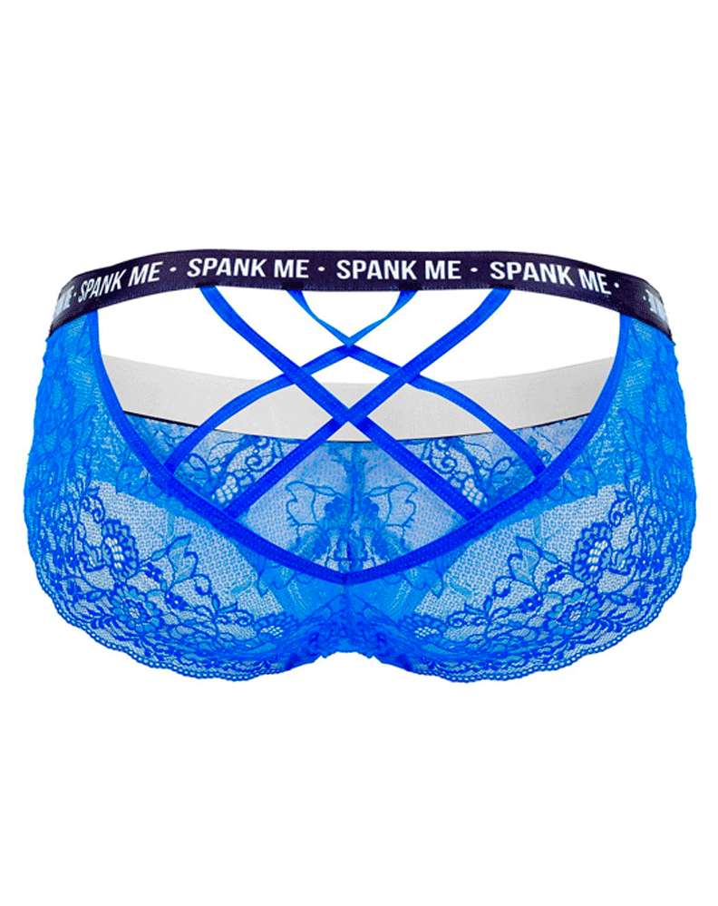 Candyman 99615x Spank Me Lace Briefs Dark blue