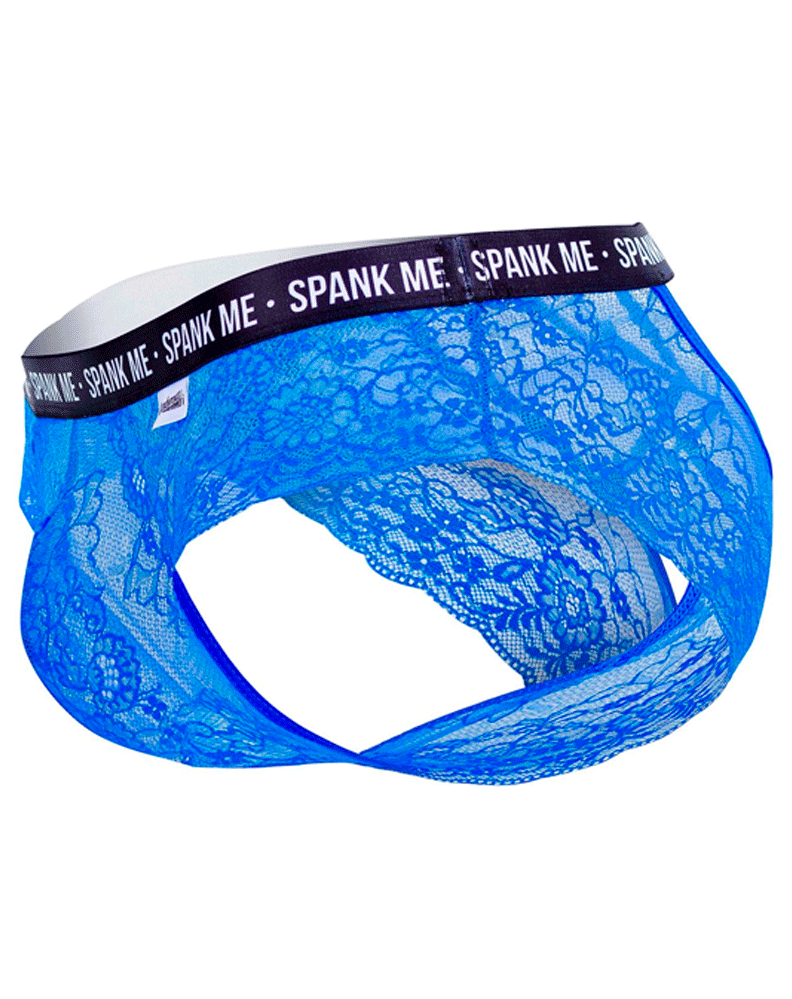 Candyman 99615x Spank Me Lace Briefs Dark blue