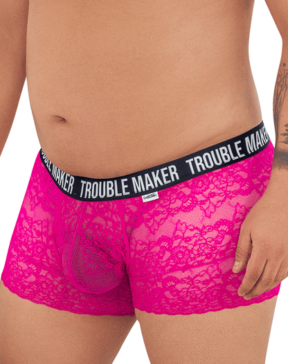 Candyman 99616x Trouble Maker Lace Trunks Pink