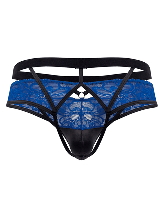Candyman 99627 Lace Jockstrap Blue