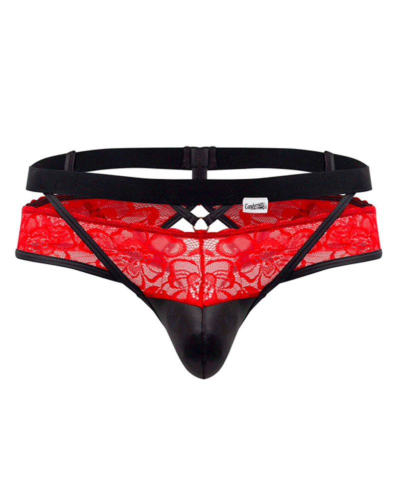 Candyman 99627 Lace Jockstrap