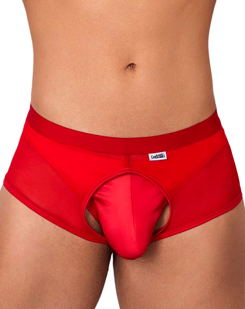 Candyman 99629 Trunk And Thong Set Red