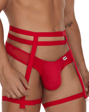 Candyman 99677 Garter Thongs Two Piece Set