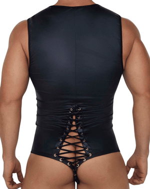 Candyman 99694 Wrestling Bodysuit Black