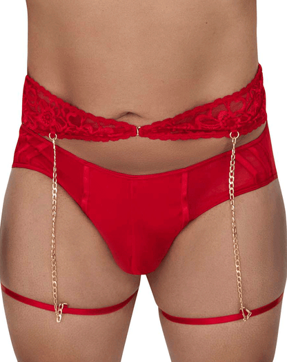 Candyman 99703x Garter Briefs Two Piece Set