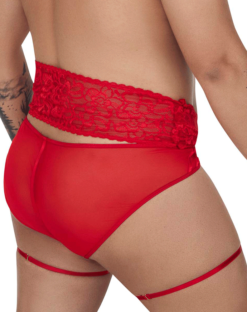 Candyman 99703x Garter Briefs Two Piece Set