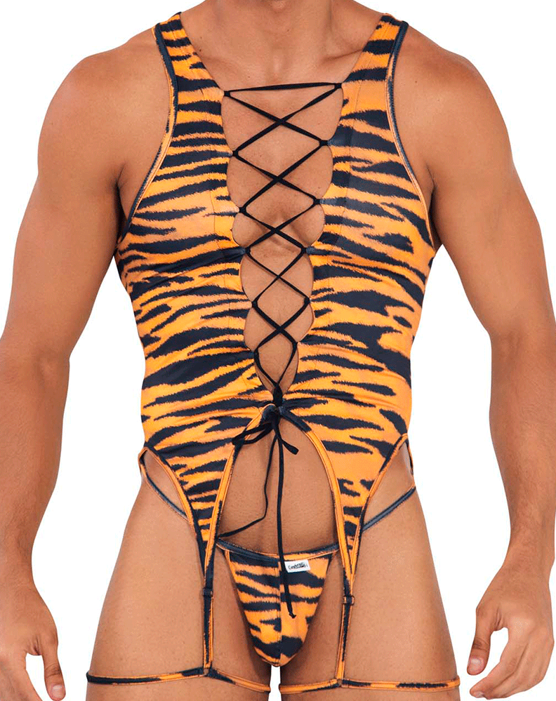 Candyman 99734 Safari Bodysuit Tiger Print