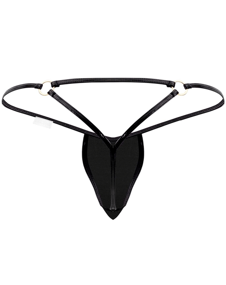 Candyman 99738 Gloss G-string Black
