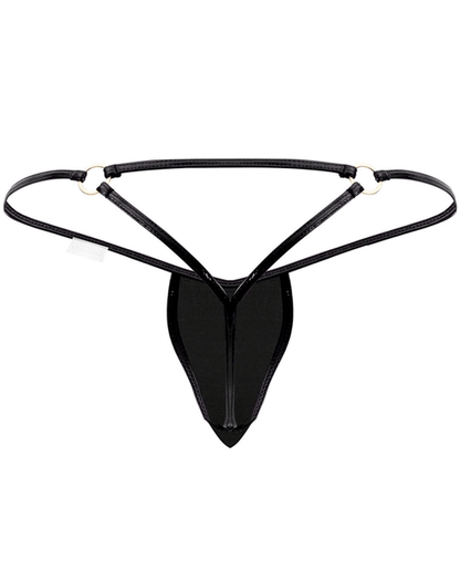Candyman 99738 Gloss G-string Black