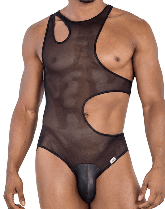 Candyman 99788 Mesh Bodysuit Black