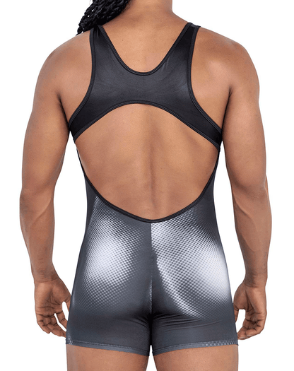 Candyman 99796 Muscle Onesie Bodysuit Black-white