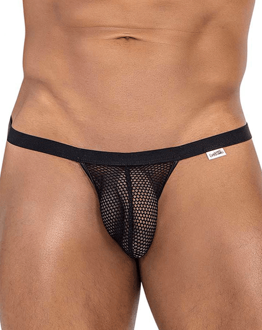 Candyman 99801 Mesh Thongs Black