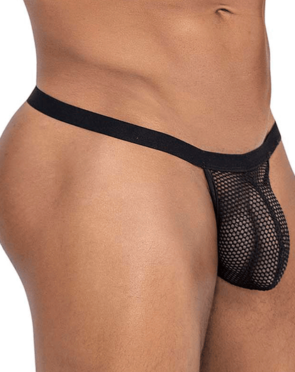 Candyman 99801 Mesh Thongs Black