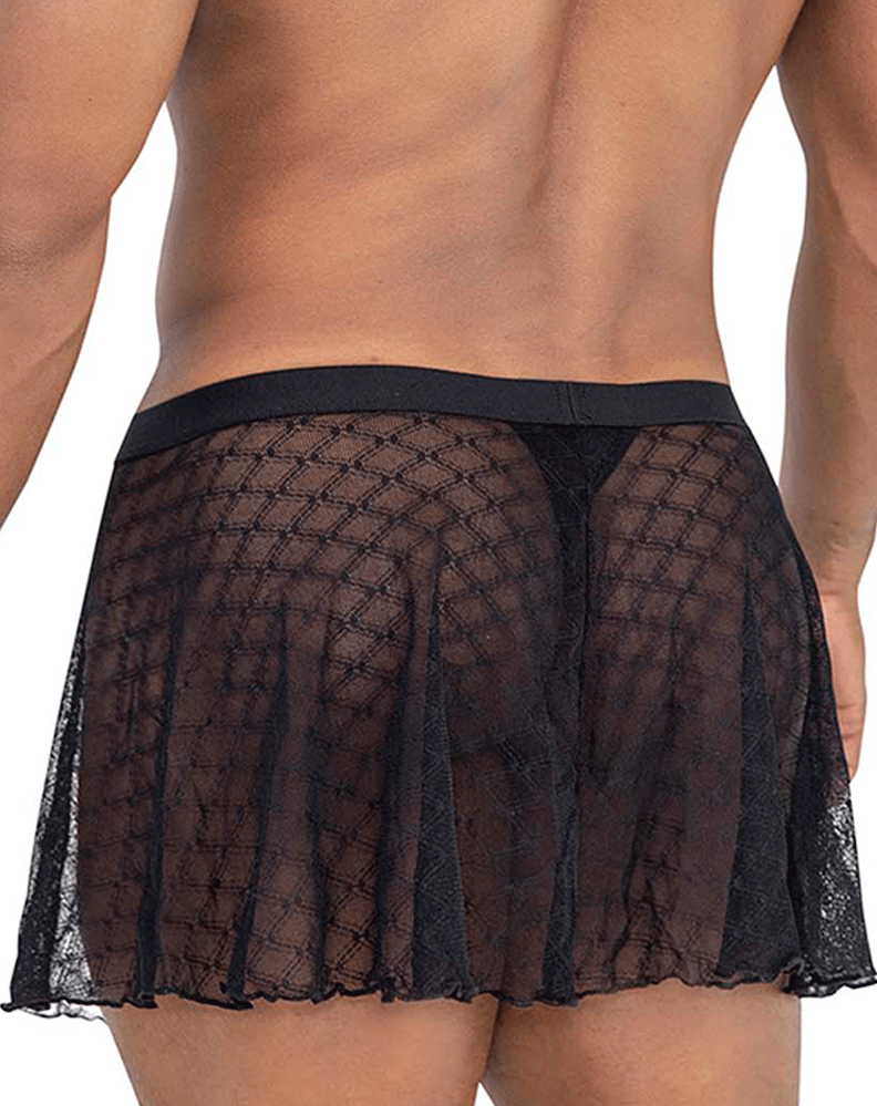 Candyman 99813 Mesh Skirt Black