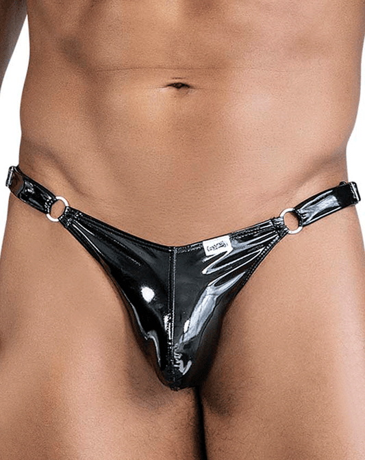 Candyman 99819 Dom Thongs Gloss Black