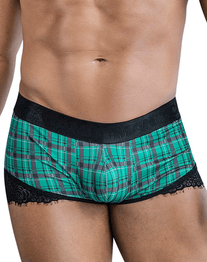 Candyman 99821 Back To School Trunks Green Plaid