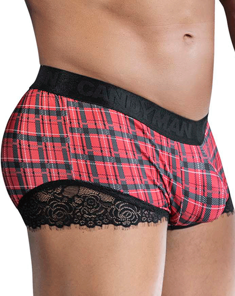 Candyman 99821 Back To School Trunks Red Plaid