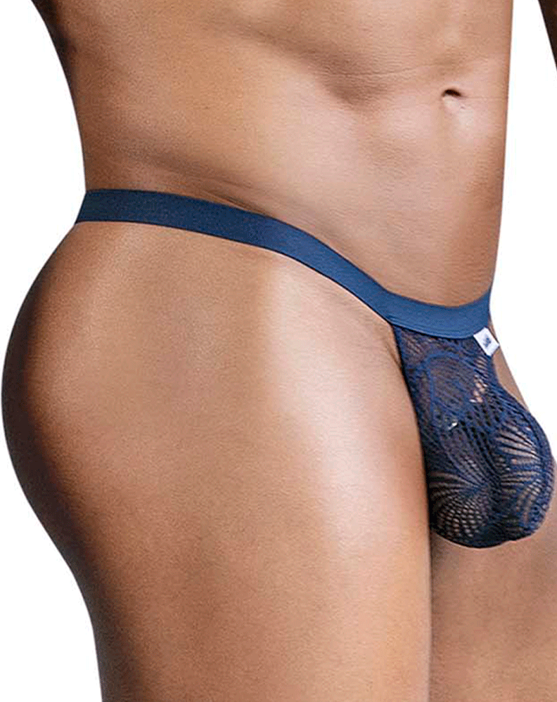 Candyman 99823 Lace Thongs Blue