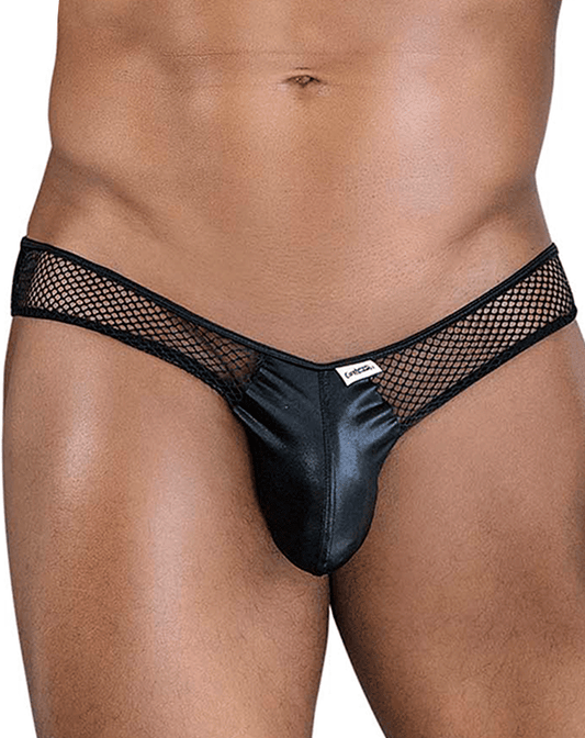 Candyman 99826 Fishnet Thongs Black