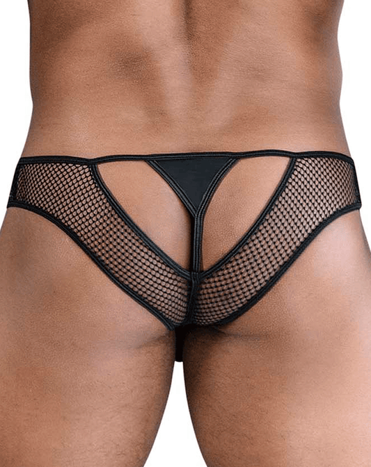 Candyman 99826 Fishnet Thongs Black