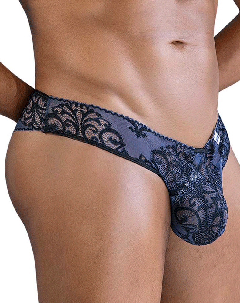 Candyman 99830 Lace Briefs Black-navy