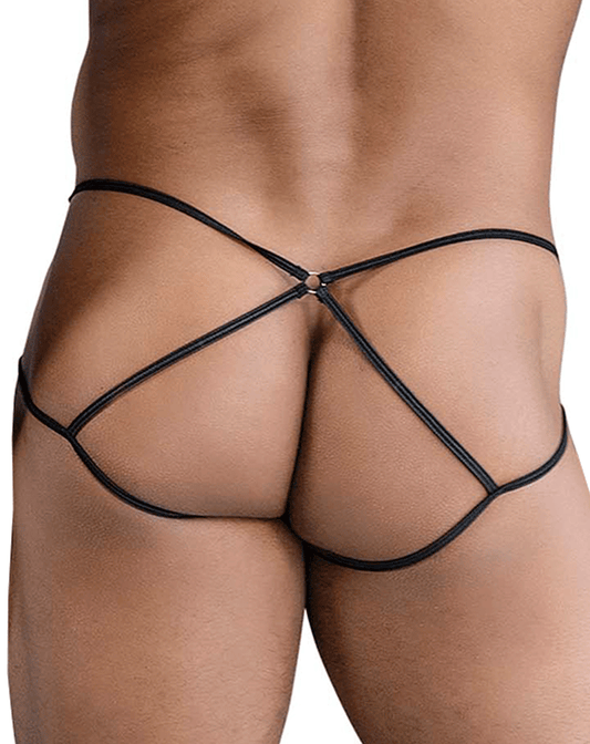 Candyman 99831 Cage Jockstrap Black