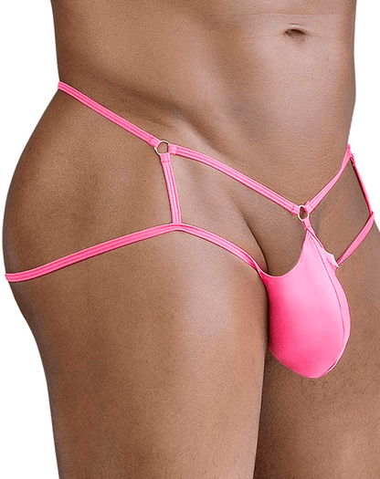 Candyman 99831 Cage Jockstrap Hot Pink