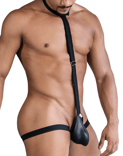 Candyman 99839 Black Tie Thongs Black
