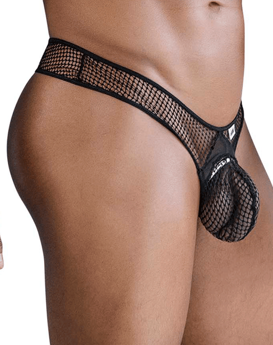 Candyman 99843 Fishnet Thongs Black