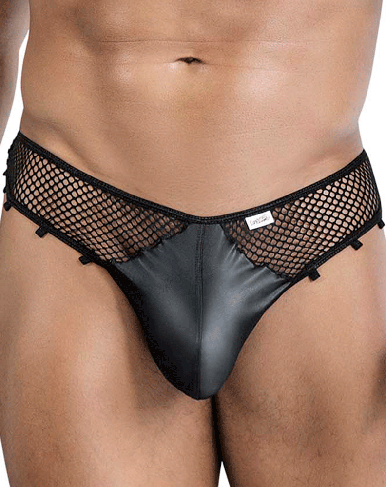 Candyman 99860 Fishnet Thongs Black