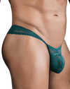 Candyman 99861 Lace Thongs Green