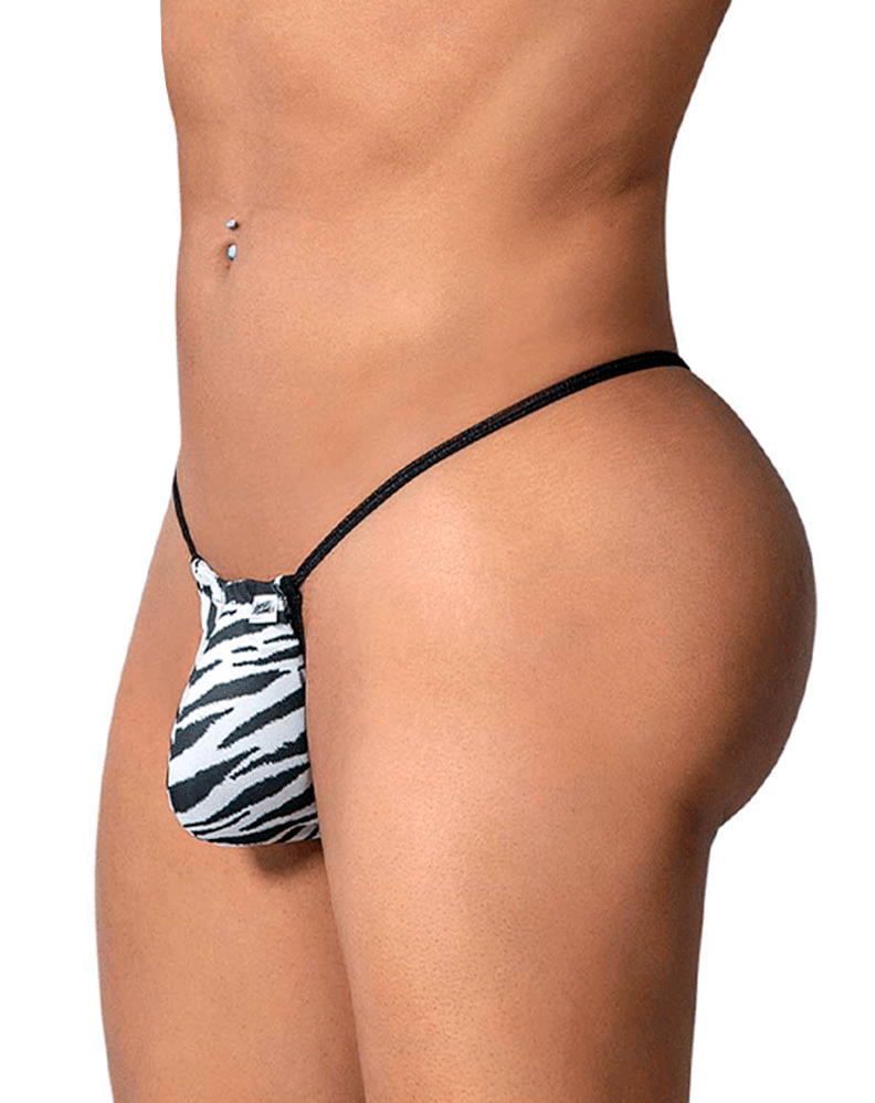 Candyman 99877 Thongs Zebra Print