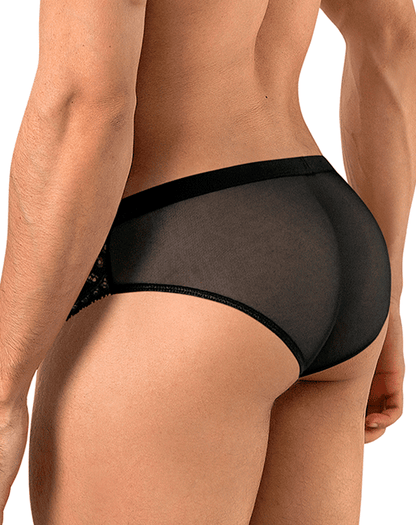 Candyman 99970 Mesh-lace Briefs Black