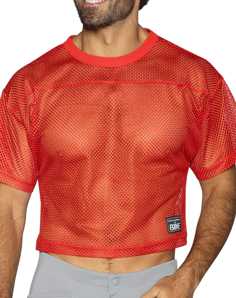 Bike Athletic Bam134 Short Sleeve Practice Jersey Color Bright Red