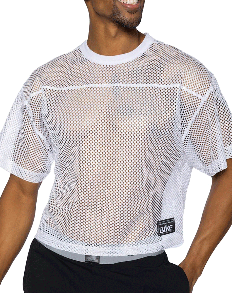 Bike Athletic Bam134 Short Sleeve Practice Jersey Color White