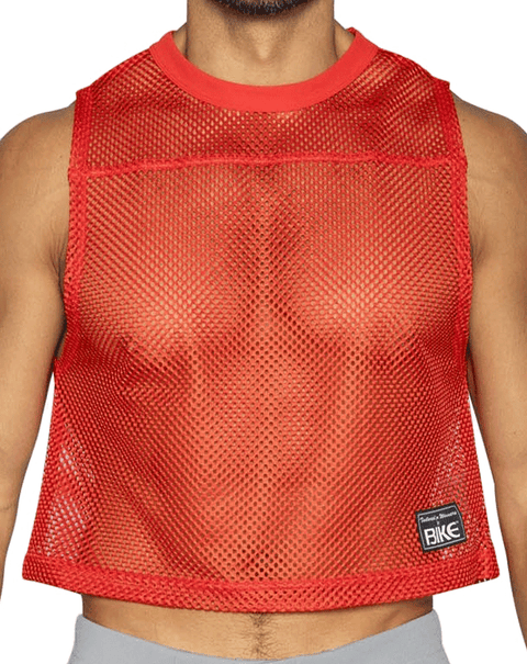 Bike Athletic Bam135 Sleeveless Practice Jersey Color Red - Red / S/M