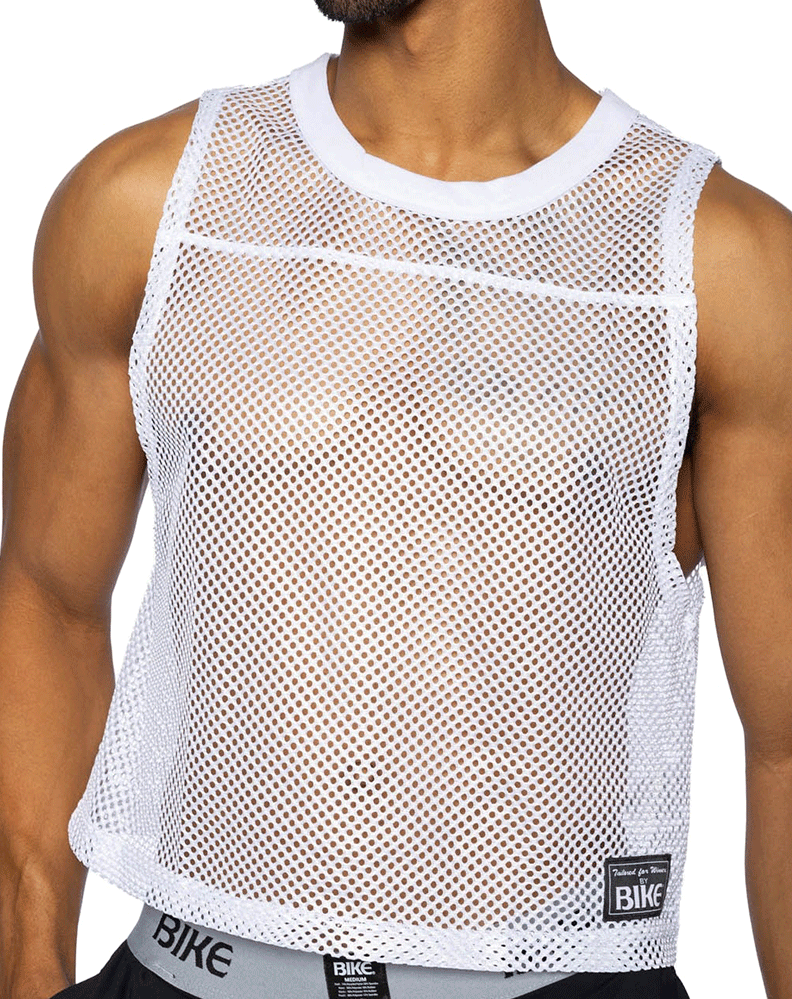 Bike Athletic Bam135 Sleeveless Practice Jersey Color White