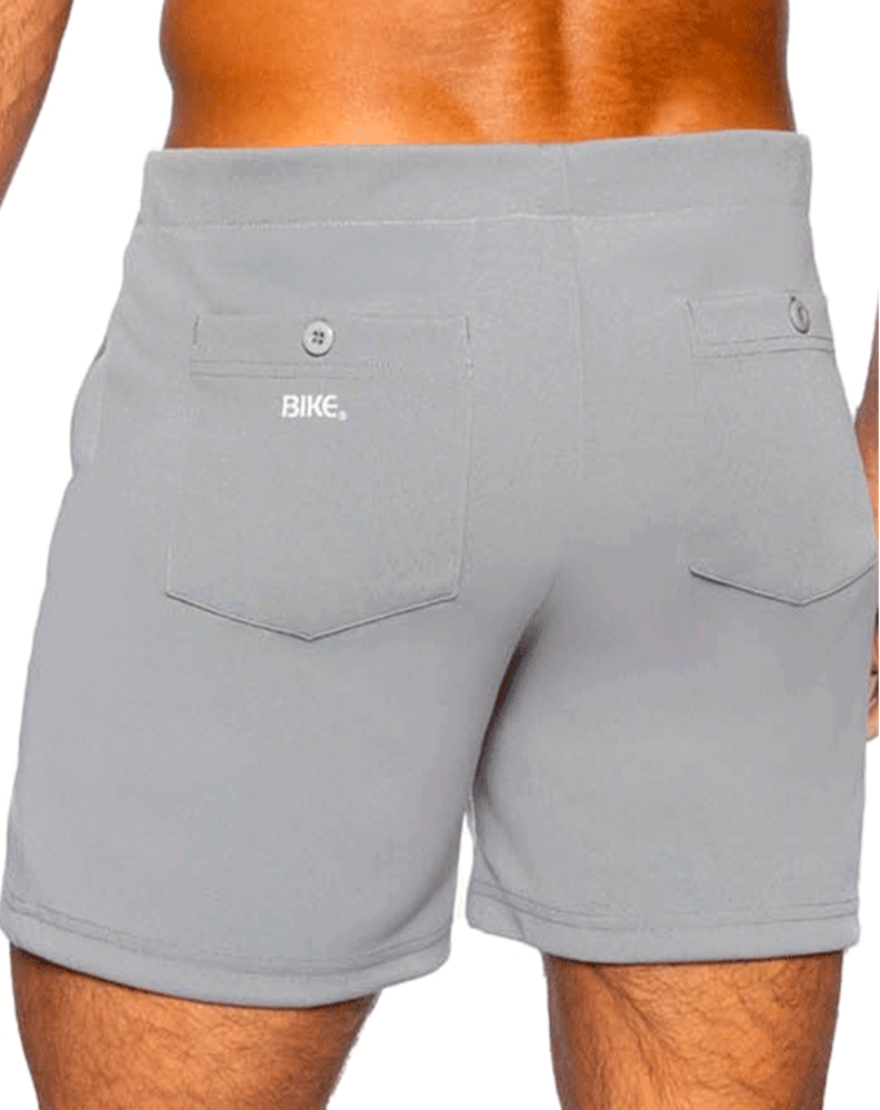 Bike Athletic Bam207 Coaches Short 5 Inch Inseam Color Gray